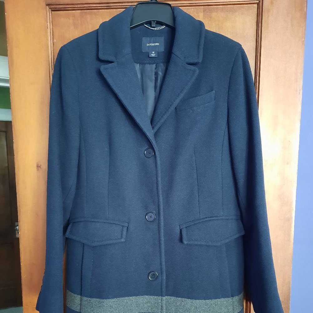 Lands' End Wool coat AVAILABLE JUNE 1